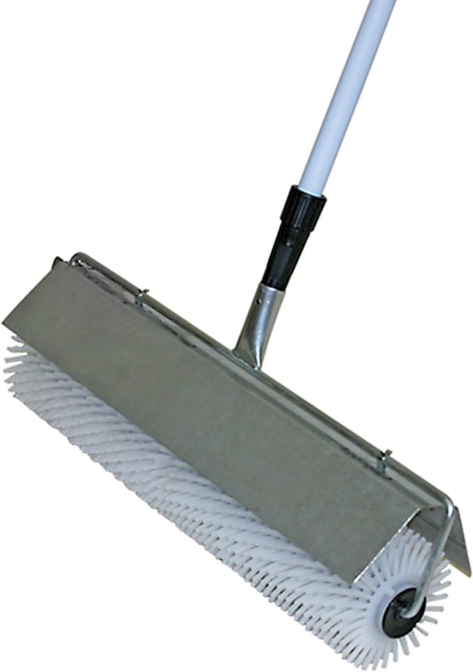 Spatbescherming Stekelroller - Druppelbescherming Roller - Schoon Werken - Aluminium Oplosmiddelbestendig - 500 mm breed - Grijs