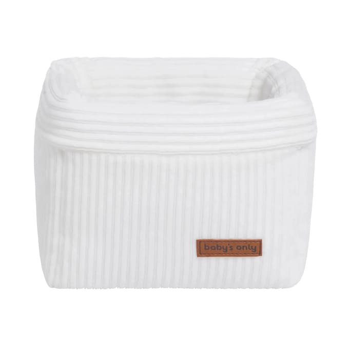 Baby's Only Commodemandje - Opbergmandje - Commode organizer - Babykamer accessoires Sense - Wit