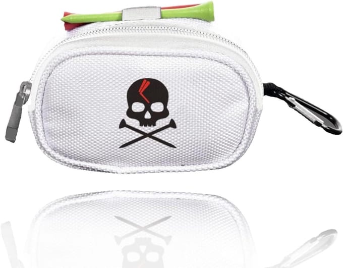 Golf Ball Pouch - Tee Organizer Bag - Golf Accessoire Opslag - Schedel Design