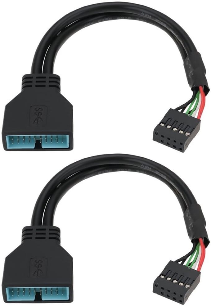 Allecto - Kabel Adapter - Usb 3.0 naar Usb 2.0 - 20 cm - Interne