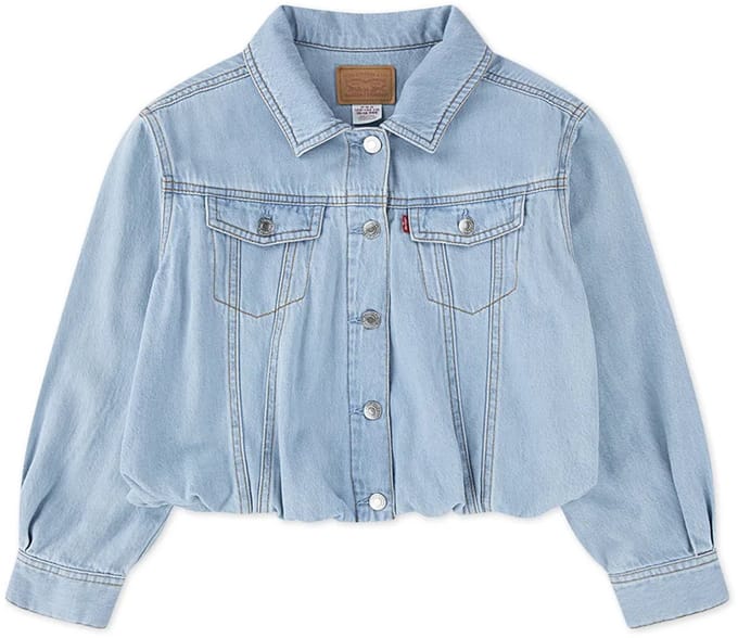 Levi´s ® Kids Bubble Trucker Jas Blauw 8 Years Meisje