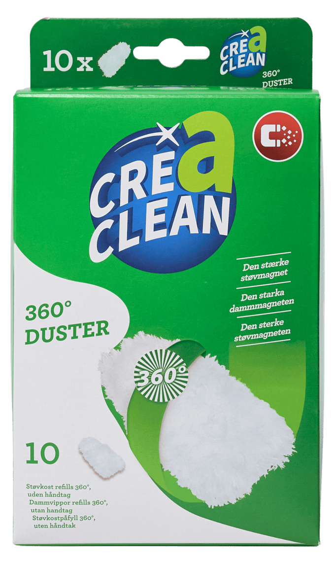 Crea Clean Dusty Afst&oslash;ver 360&deg; Refills 10 st