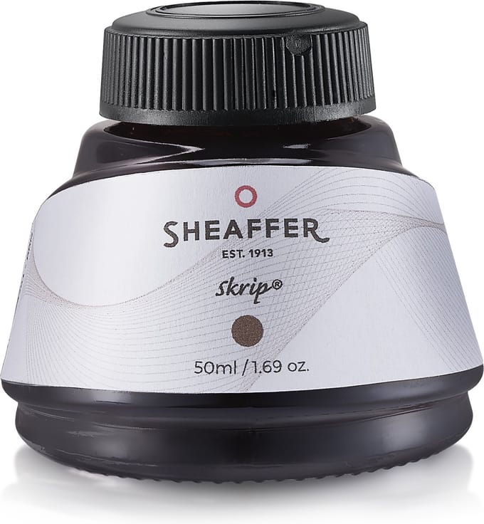 Sheaffer inktpotje - inhoud 50ml - bruin