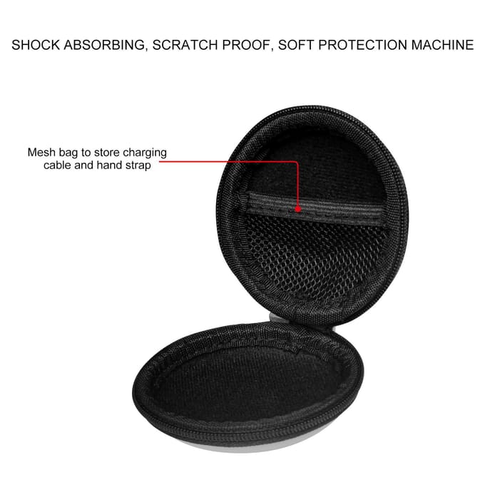 Housse de transport pour console de jeu Portable Compacte Résistante aux chocs Protection complète Étui rigide de voyage en EVA pour black