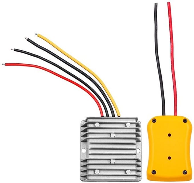 Allecto - Batterijadapter - 20 V naar 12 V omvormer - Ideaal voor