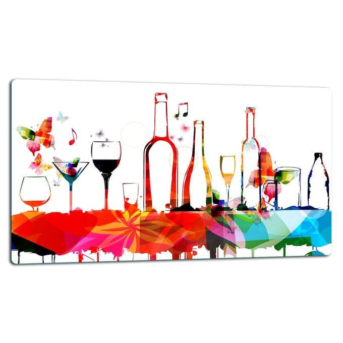 TMK ArtDeko - Snijplank - 52x30cm - Inductie- en Gascompatibel - Glas