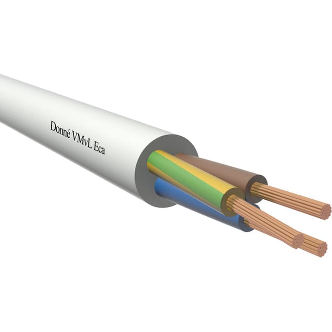 Witte VMVL Eca 5G1.5mm² Flexibele Stroomkabel - D09528 [100 Meter]