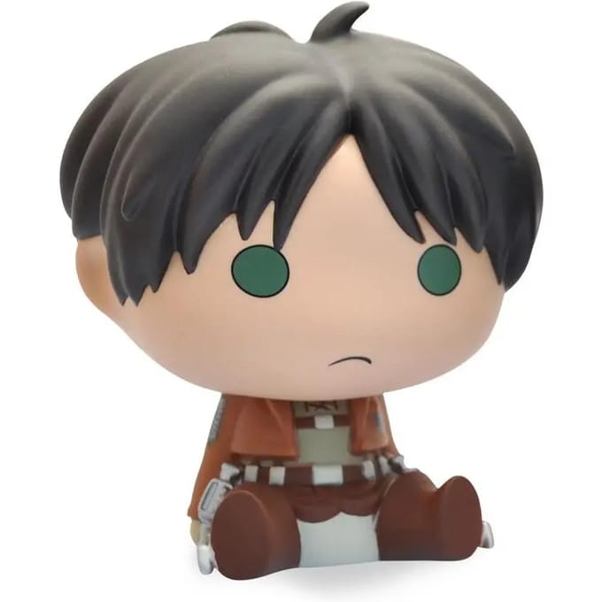 Plastoy Attack on Titan Chibi Eren - Anime spaarpot van PVC - 15 cm