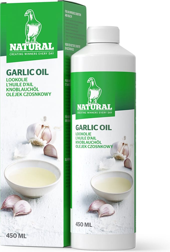 Natural Lookolie - Knoflookolie - Duif - 450cc - 1st