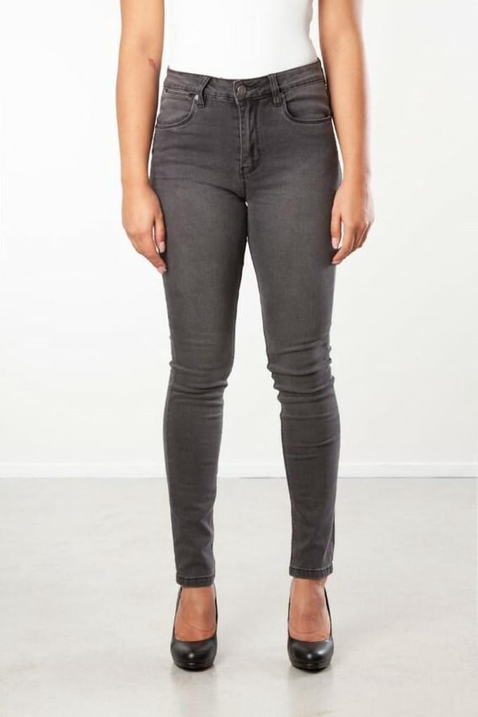 New Star dames broek New Orleans denim grey - maat 32/32