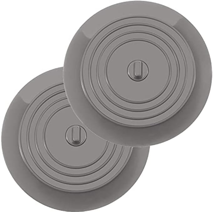 Siliconen Afvoerstoppen 2-pack voor Keuken en Badkamer