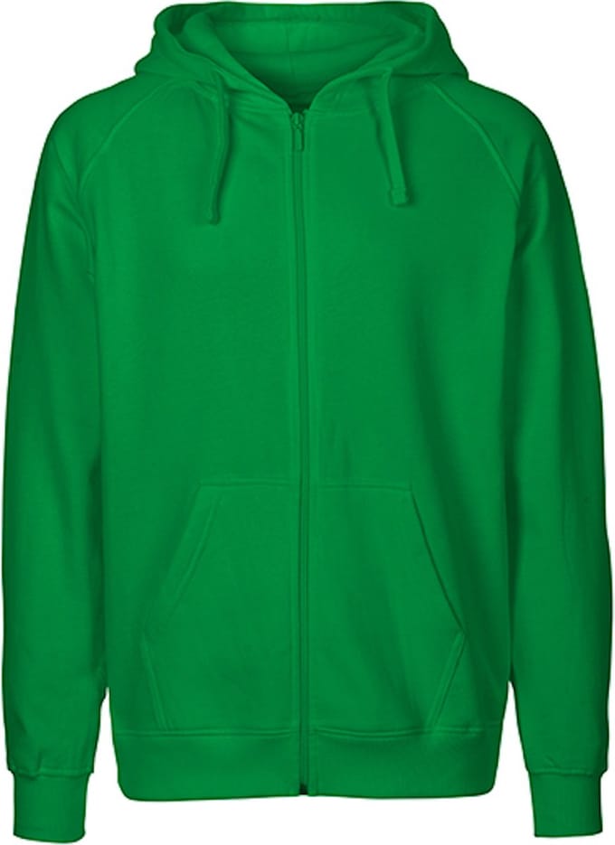 Neutral Men´s Zip Hoodie NE63301 - green - M