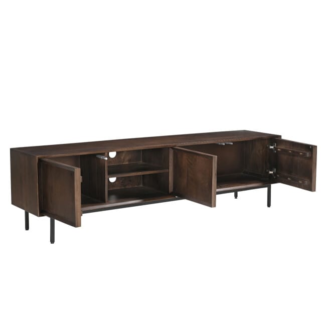 Livingfurn - Tv-meubel - Ravenstein Brown 180cm - Bruin