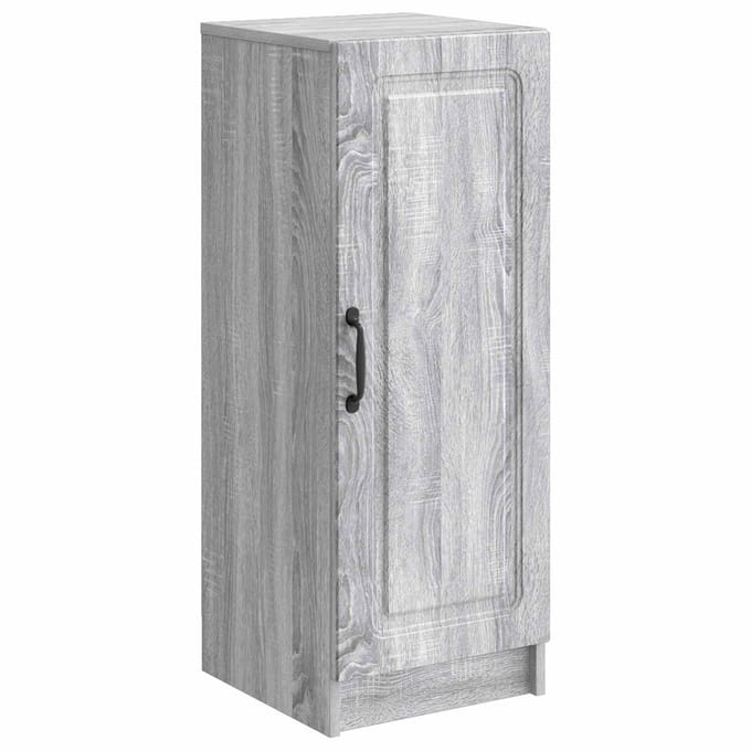 vidaXL - Dressoir - Grijs - sonoma - 33 - x - 34,5 - x - 87 - cm - Bewerkt - hout