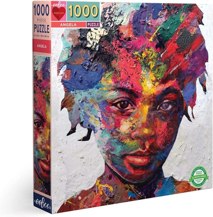Uitdagende Vierkante Puzzel van 1000 Stukjes met Artistiek Pop-Art Beeld