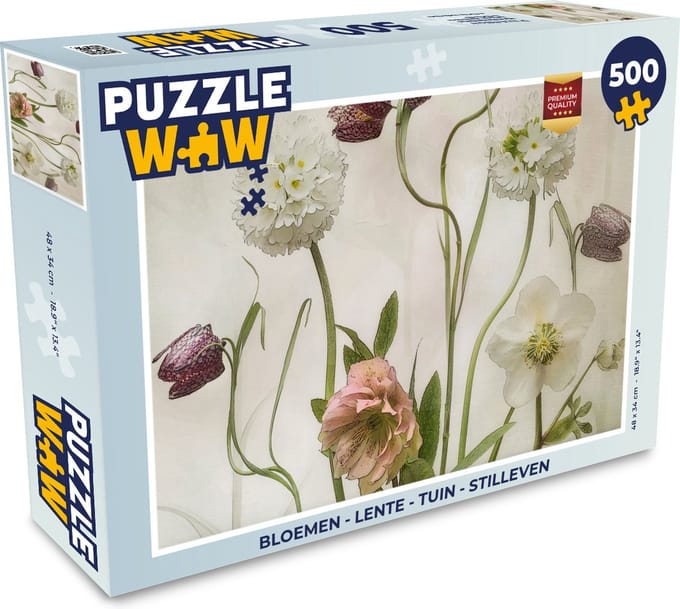 Puzzel Bloemen - Lente - Tuin - Stilleven - Legpuzzel - Puzzel 500 stukjes