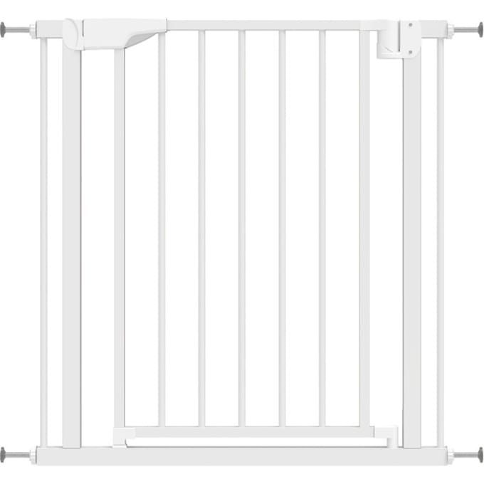 4goodz Hondenhekje Klemmontage 76–82 cm breed - zonder boren - Wit