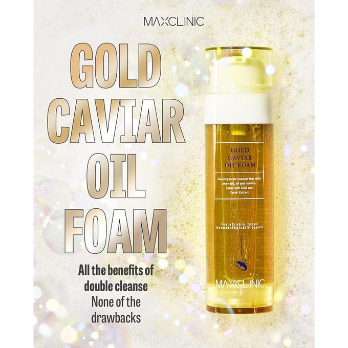 MAXCLINIC Gold Kaviaar Olie Schuim 110g 1 PCS white