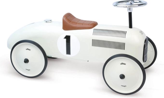 Loopwagen vintage parelmoer ( metaal ) van Vilac