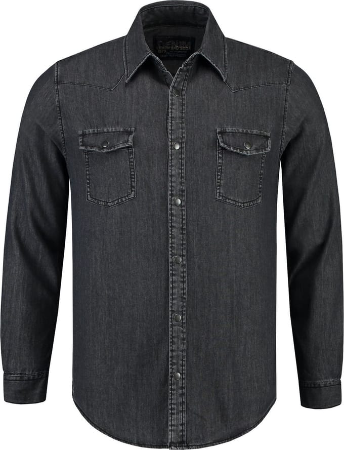 L&S Denim Shirt LS for him