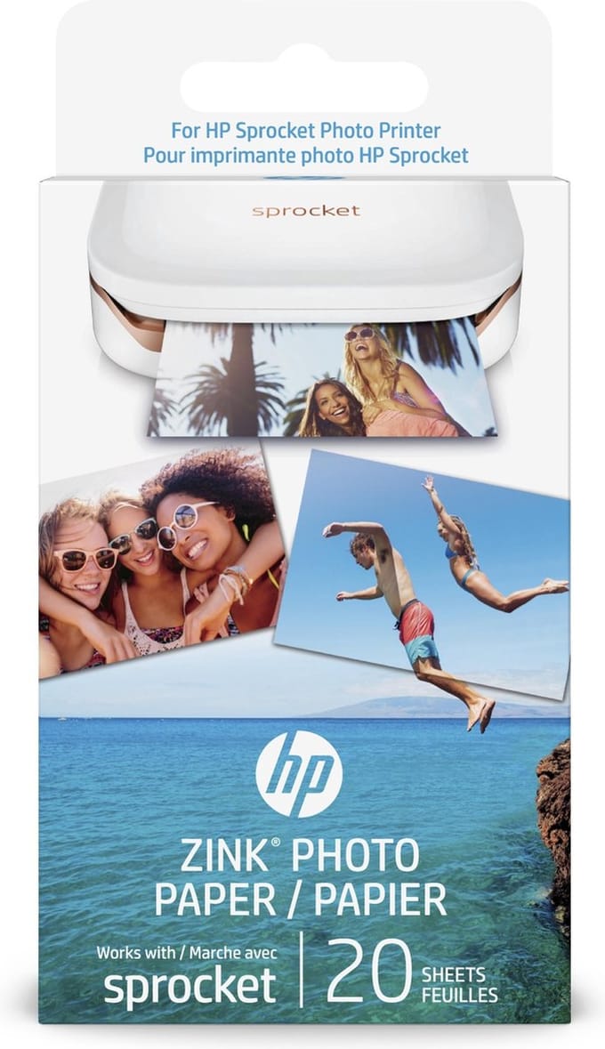 HP Sprocket ZINK Fotopapier 20 Pack