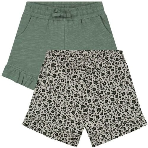 Prénatal peuter shorts 2 stuks Light Forest Green 86 dames
