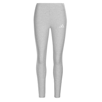 Adidas Sportswear Essentials 3-Stripes Katoenen Legging - Dames - Grijs