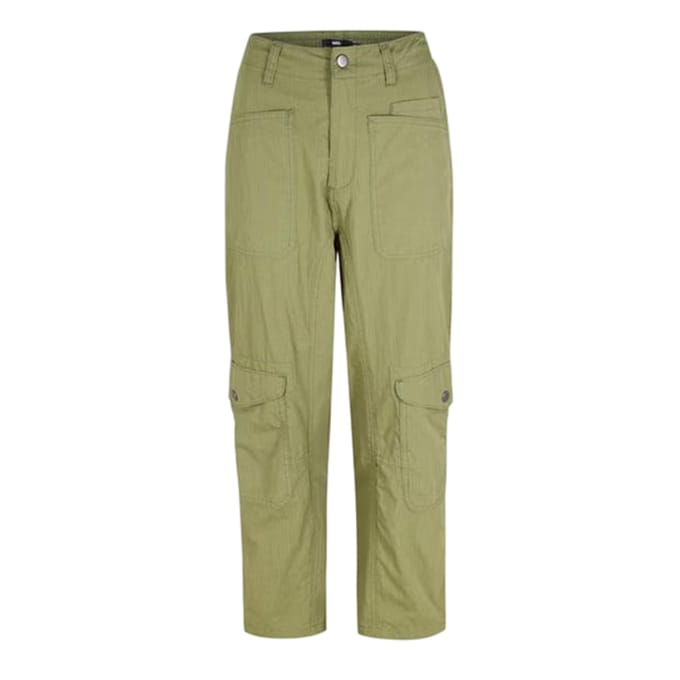 Vans Damesbroek met patroon, recht model, in combatstijl (Loden/Groen)
