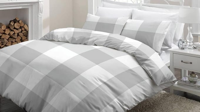 Snoozing Maaike - Dekbedovertrek - Eenpersoons - 140x200/220 cm + 1 kussensloop 65x65 cm - Grey