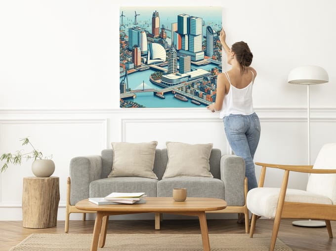Kunstprint | Wanddecoratie | Forex | 80 × 80 cm