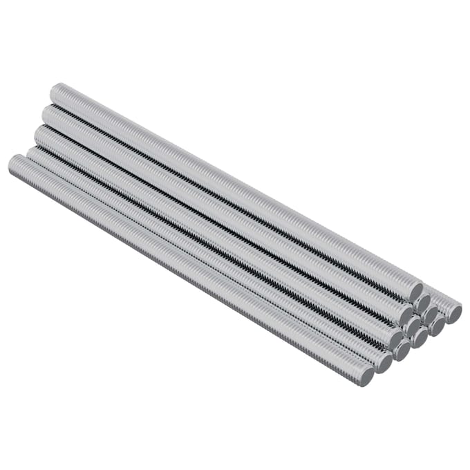vidaXL Schroefdraadstangen 12 st Zilver M6 x 120 mm Metaal