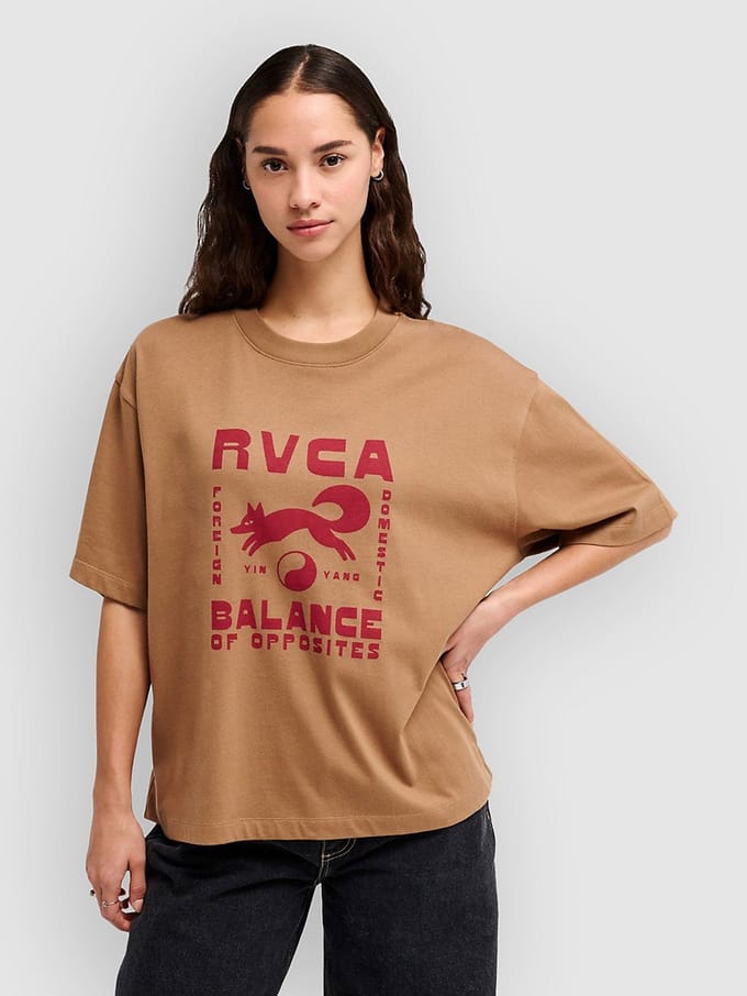 RVCA Agile T-Shirt bruin