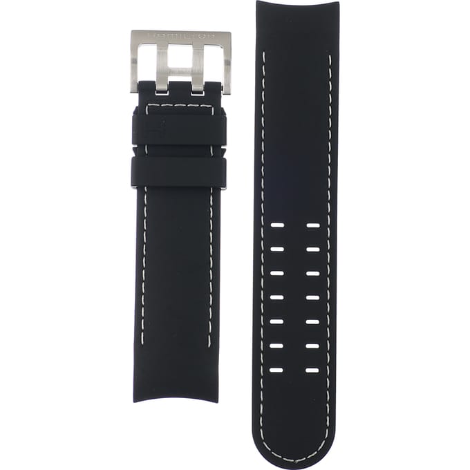 Hamilton Straps H691.776.106 Khaki Navy Horlogeband