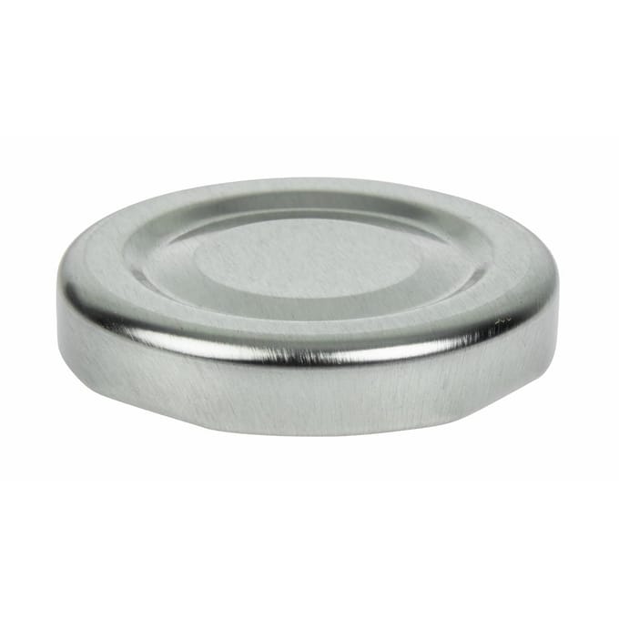Zilveren deksel voor mini melkfles GL160 (18 stuks)