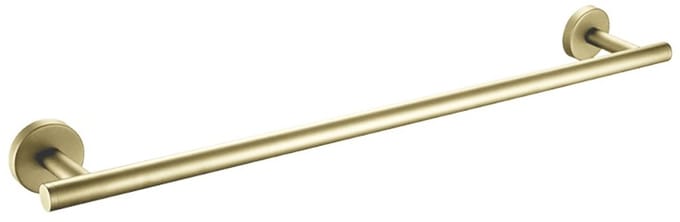 Profielenloods - Handdoekhouder geborsteld goud - Monteren met schroeven