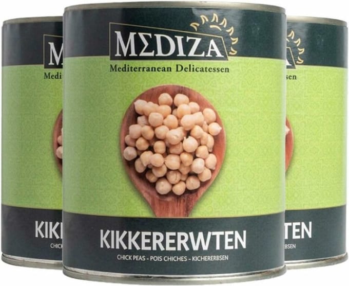 3x Mediza Kikkererwten 800 gr