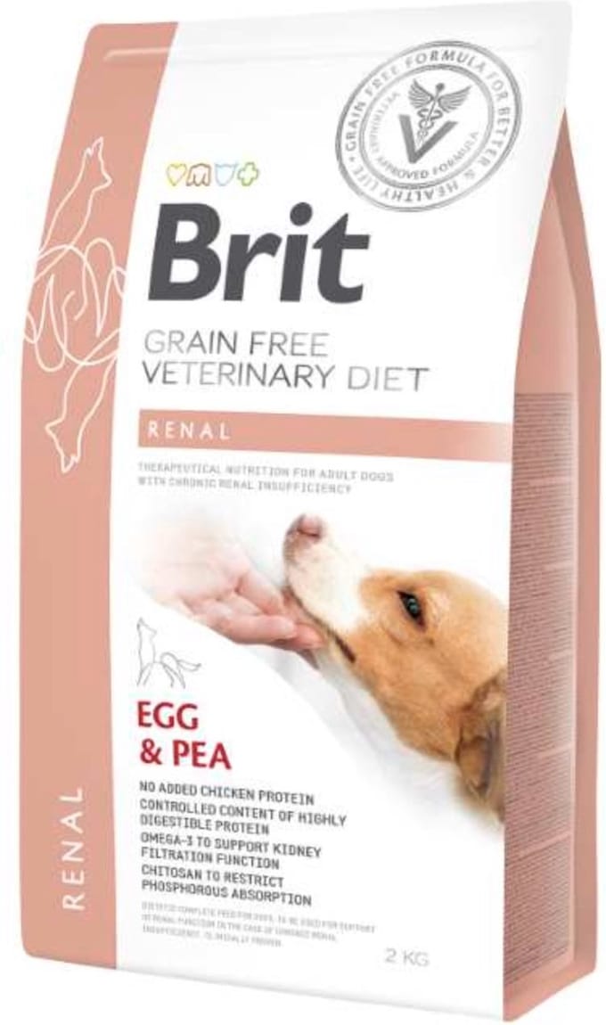 Brit Veterinary Diet Dog - Grain free - Renal - 2 kg