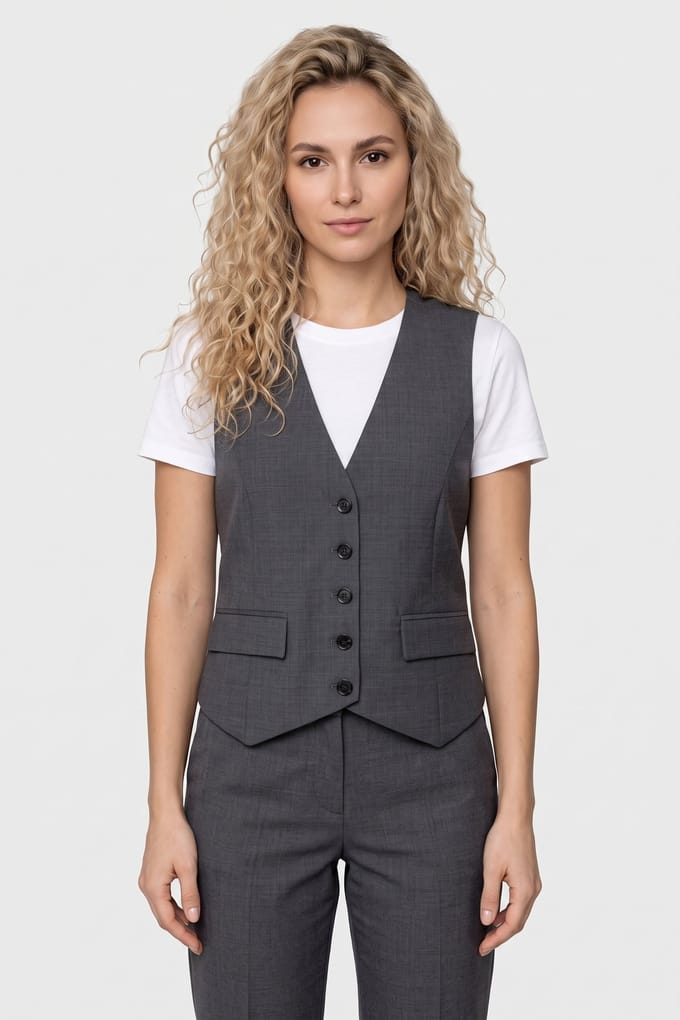 & Other Stories Es Alissa Waistcoat Grey Größe: 42 | Gilets Outlet | Damen | Grau
