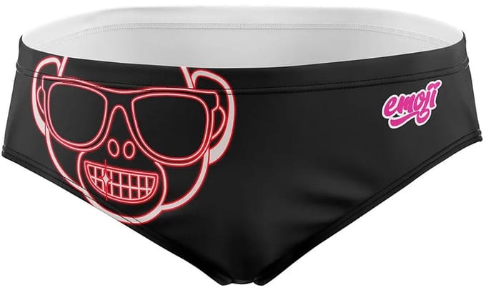 Otso Emoji Monkey Neon Zwemslip Zwart S Man