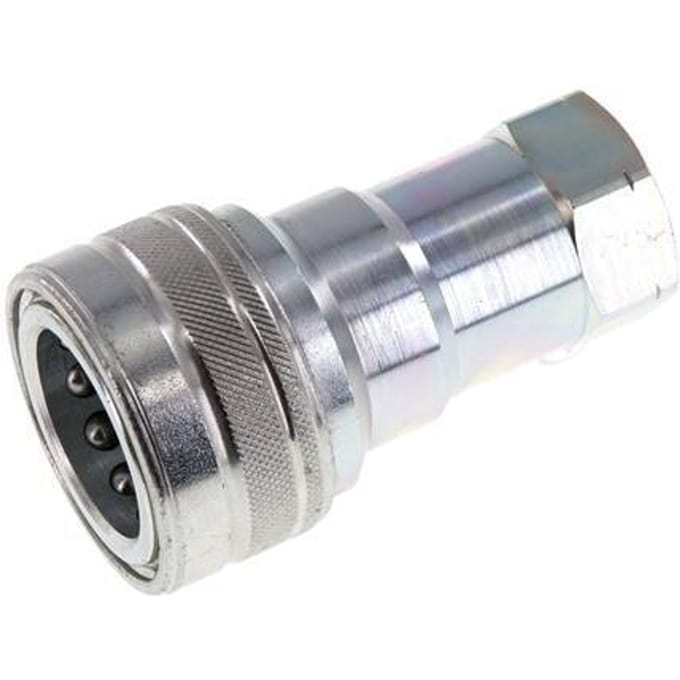 Stalen DN 20 Hydraulische Koppeling Snelkoppeling 3/4 inch NPT binnendraad ISO 7241-1 B D 31.4mm