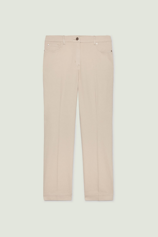 broek schoppen flare vrouw zand