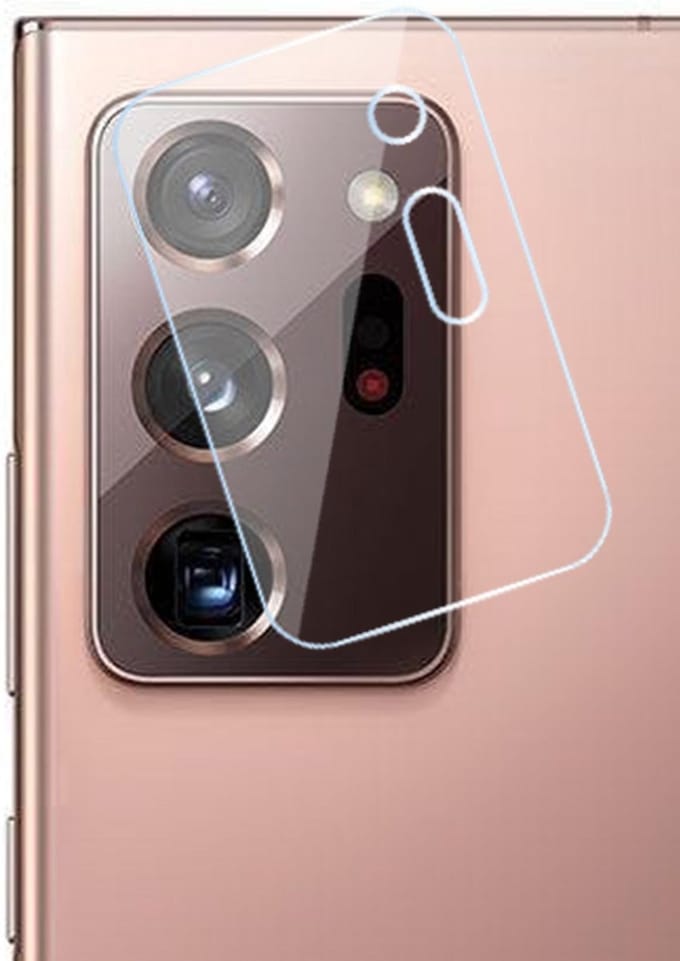 Screenprotector geschikt voor Samsung Note 20 Ultra - Camera Protector Lens