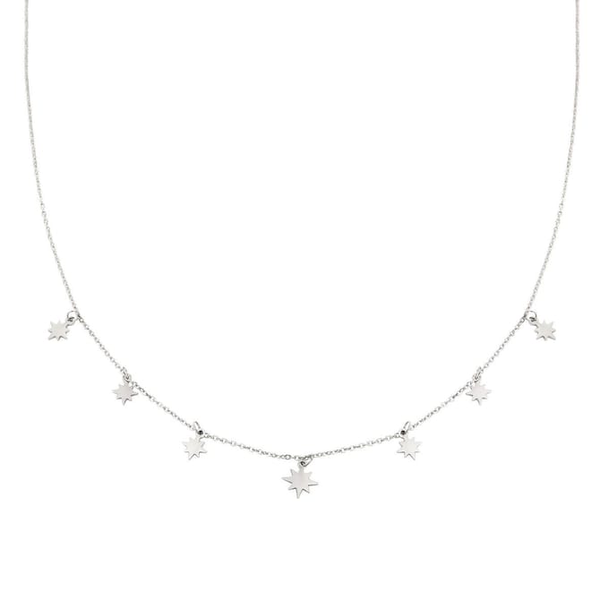 Ketting counting stars - Zilver