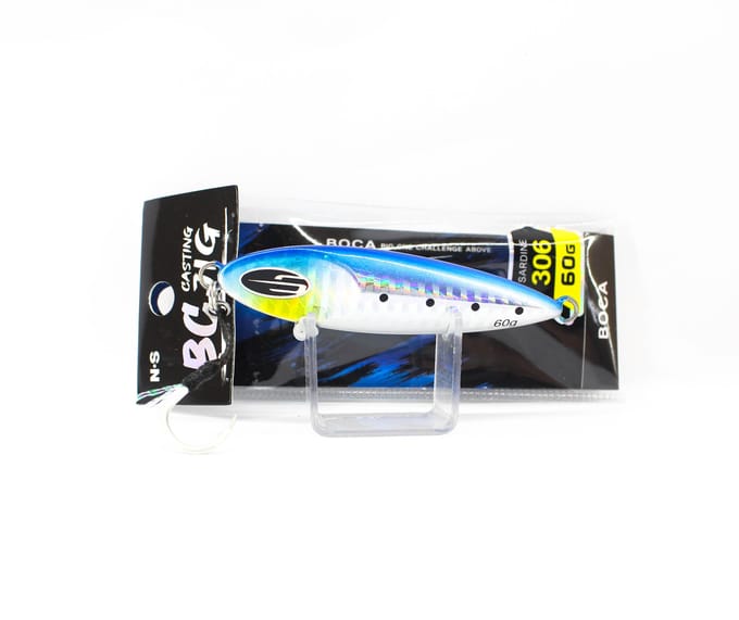 NS Black Hole Metal Jig Boca 60 gram 306 Sardine (7216) black