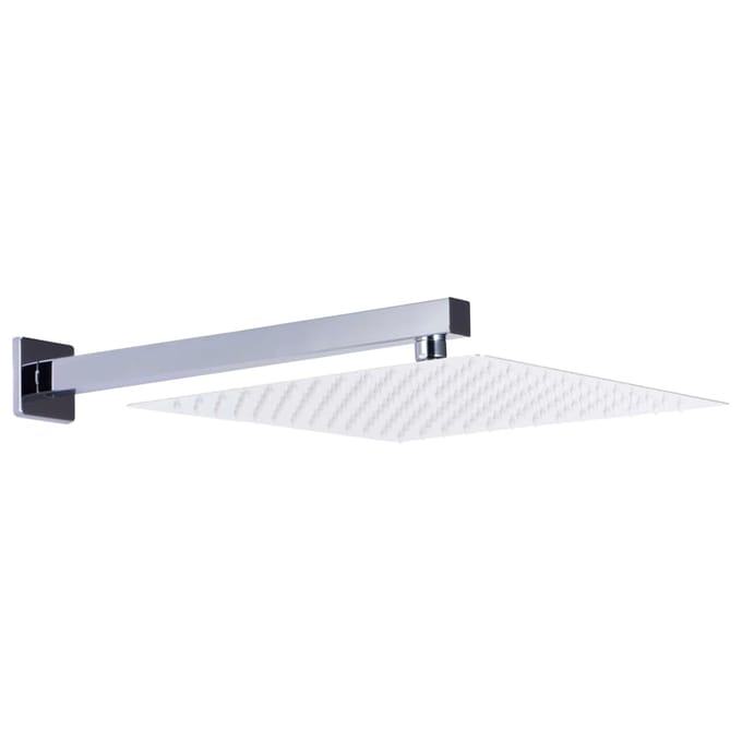 vidaXL - Douchearm - vierkant - 30 - cm - roestvrij - staal - 201 - zilverkleurig
