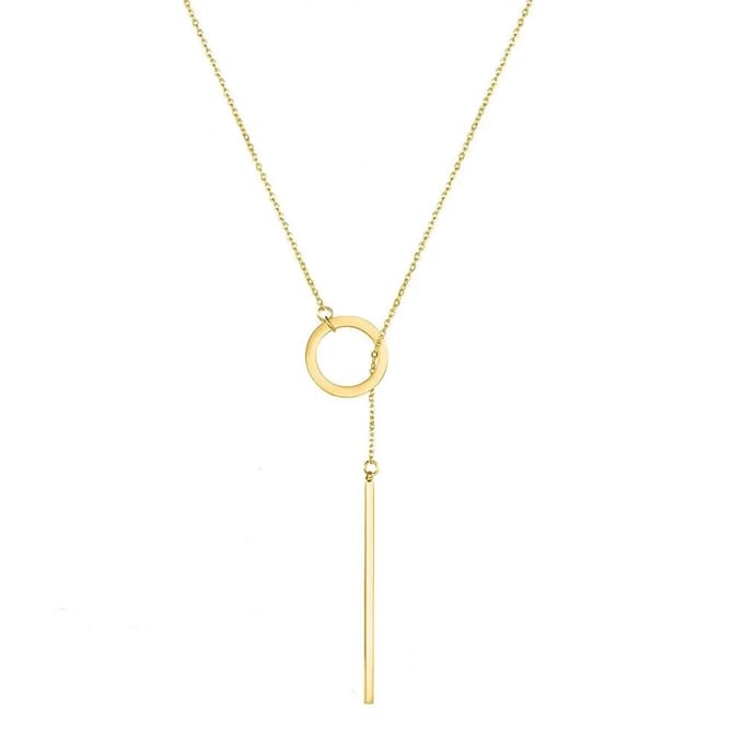 Sorprese Ketting - Infinity Class - Goudkleurig - Ketting Dames - 45 cm - Cadeau - Model W