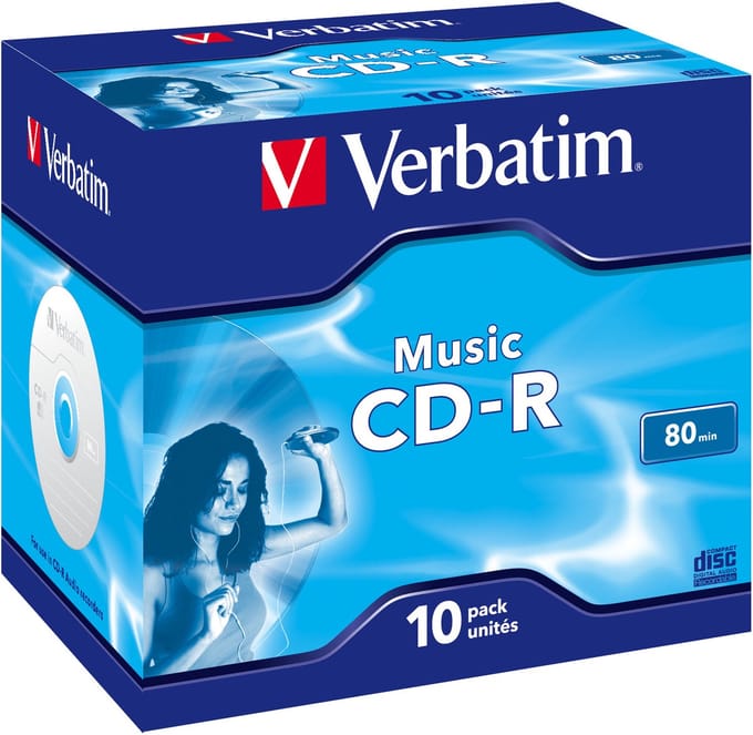 Verbatim 43365 CD-R disc 10 stuk(s) Jewelcase