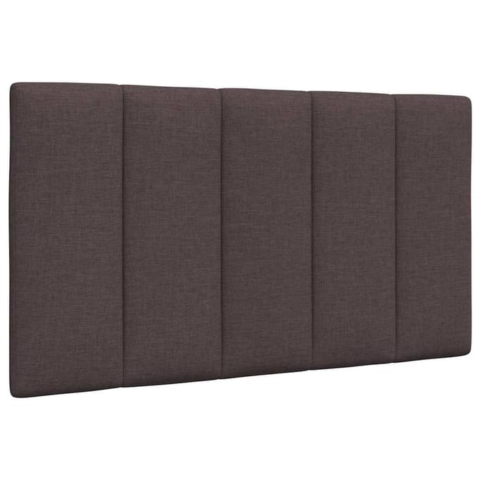 vidaXL - Hoofdbordkussen - "Hanko" - 80 - cm - stof - donkerbruin