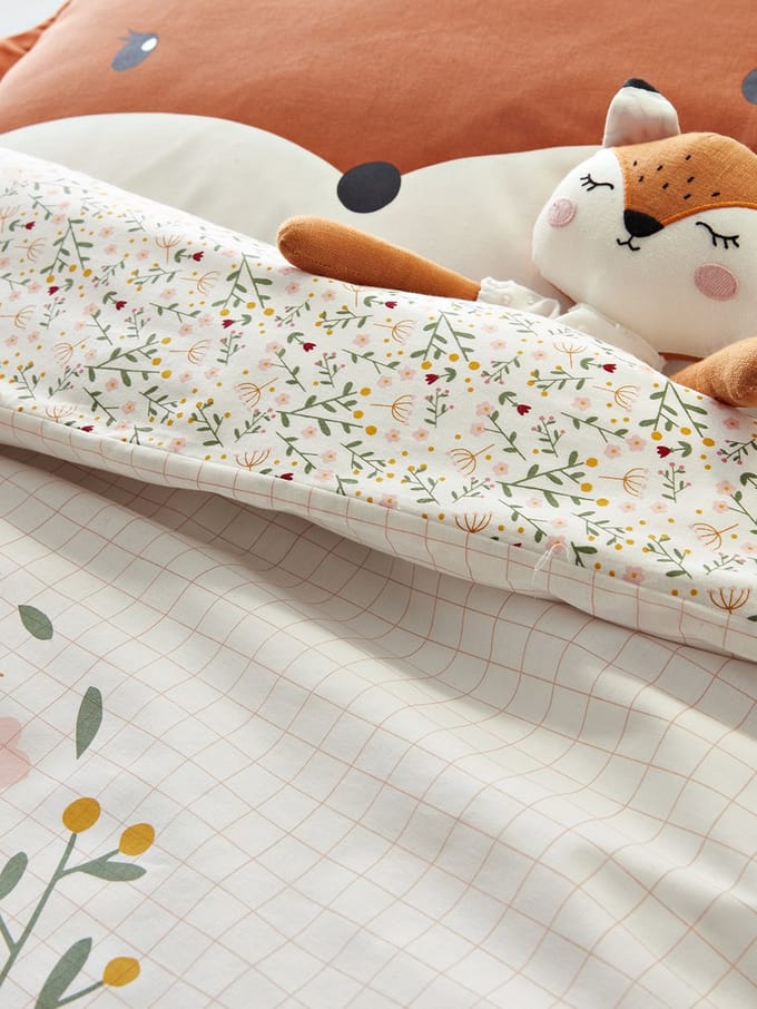 Vertbaudet Dekbedovertrek BLOEMEN baby