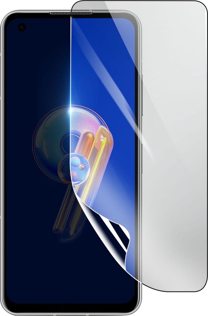 3mk, Geschikt voor Asus Zenfone 9, Schokbestendige Hydrogel Screenprotector, Transparant